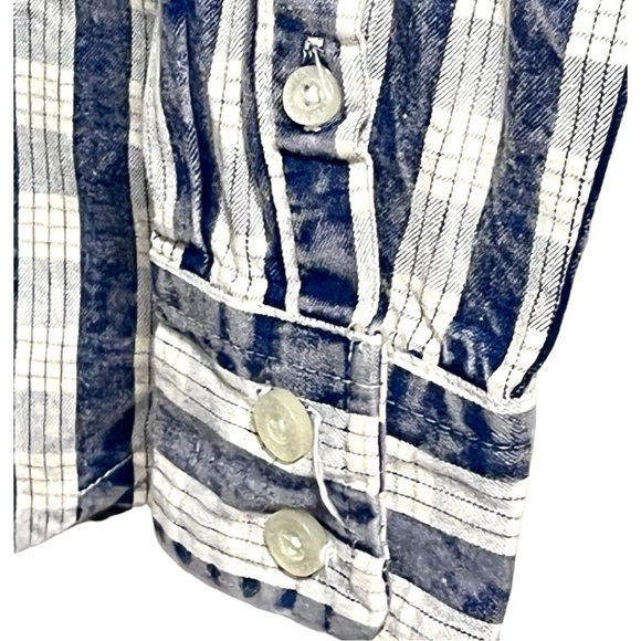 New With Tag Vintage Lee Plaid Western Button Up Shirt - Picture 9 of 13